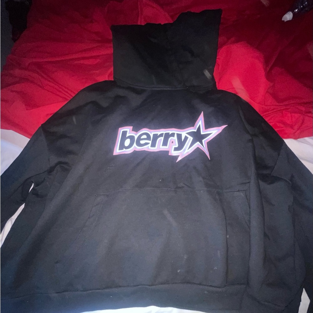 GV Gallery Cropped Berry Hoodie